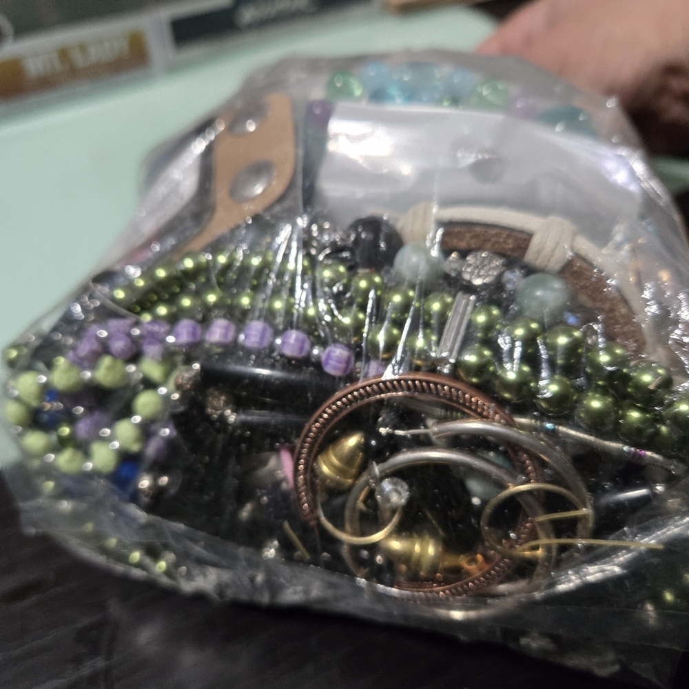 Assorted 3lbs Beaded Jewelry Collection